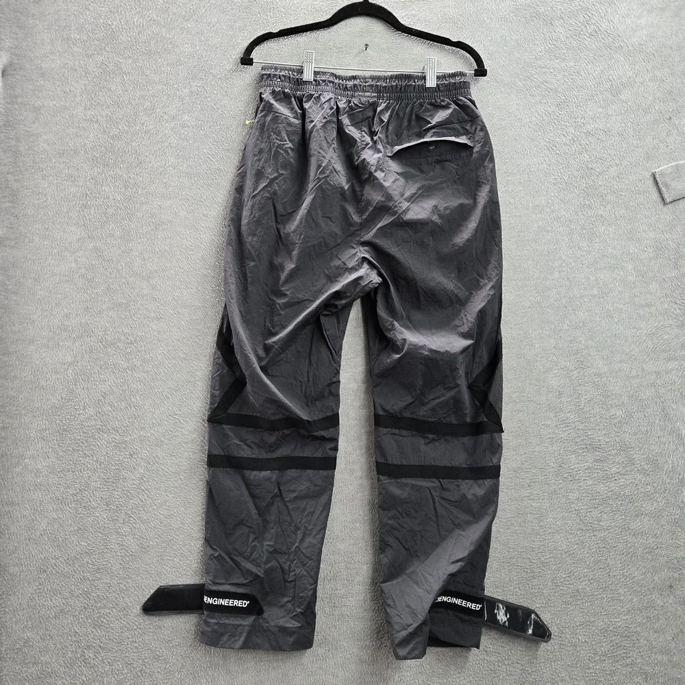 Jordan Men Activewear Pants M Gray Jumpman Embroidery Windbreaker 23 Engineered